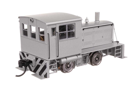 Plymouth ML-8 Industrial Switcher - DCC only -- Silver with Black Stripes-2