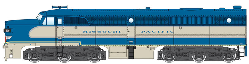 Alco PA - SoundTraxx(R) Sound & DCC -- Missouri Pacific(TM) #8006 (blue, gray, black, yellow, silver, red)*CANCELLE