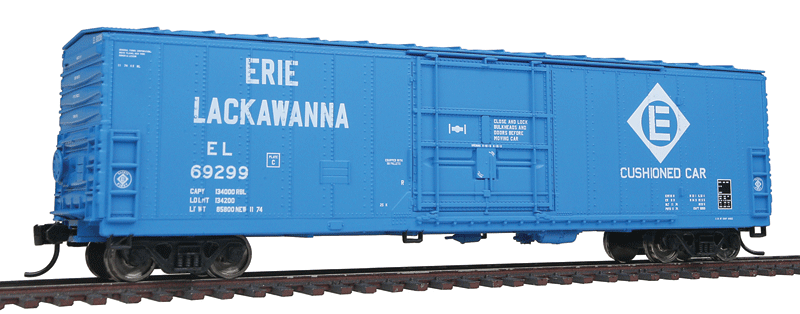 50' FGE Insulated Boxcar - Ready to Run -- Erie-Lackawanna #69299