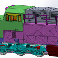 GE Evolution Series GEVO Locomotive - SoundTraxx(R) Sound & DCC -- Canadian Pacific #8960 (ES44AC; red, white)