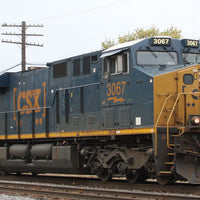 GE Evolution Series GEVO Locomotive - SoundTraxx(R) Sound & DCC -- CSX Transportation #971 (ES44AH; blue, yellow; Boxcar Logo)