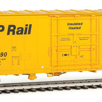 50' FGE Insulated Boxcar - Ready to Run -- Canadian Pacific #166551 (yellow, black, white; Multimark Logo)