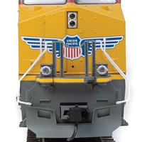 GE Evolution Series GEVO Locomotive - SoundTraxx(R) Sound & DCC -- Unio Pacific(R) #7484 (ES44AH; yellow, gray; United States Flag)