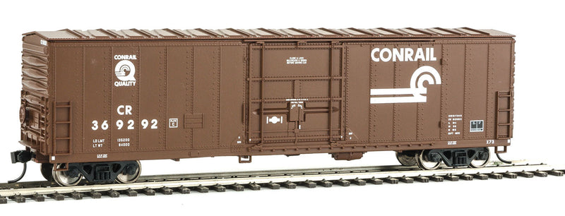 50' FGE Insulated Boxcar - Ready to Run -- Conrail #369292 (Boxcar Red, Standard Logo & Quality Markings)-1