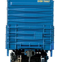 50' FGE Insulated Boxcar - Ready to Run -- Golden West Service #700027 (blue, yellow, red)