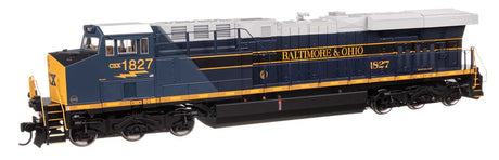 GE ES44AC Evolution Series GEVO - ESU Sound & DCC -- CSX #1827 (Baltimore & Ohio Heritage)-5