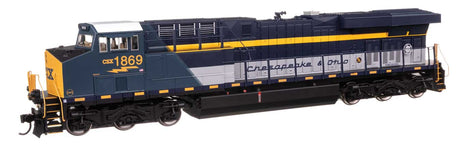 GE ES44AC Evolution Series GEVO - ESU Sound & DCC -- CSX #1869 (Chesapeake & Ohio Heritage)-1