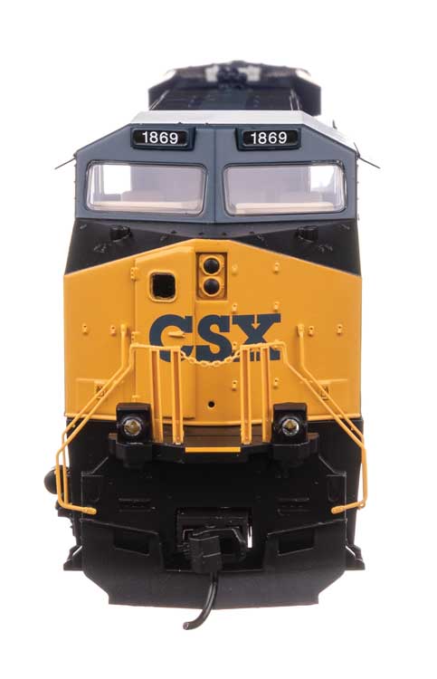 GE ES44AC Evolution Series GEVO - ESU Sound & DCC -- CSX #1869 (Chesapeake & Ohio Heritage)-3