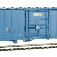 50' FGE Insulated Boxcar - Ready to Run -- Golden West Service #700106 (blue, yellow, red)