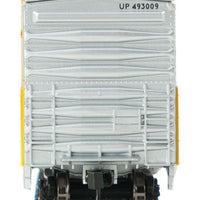 50' FGE Insulated Boxcar - Ready to Run -- Union Pacific(R) #493009 (Armour Yellow, "We Can Handle It" Slogan)