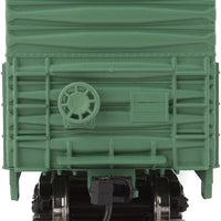 50' FGE Insulated Boxcar - Ready to Run -- British Columbia Railway #4654 (green, yellow, white; Dogwood Logo)