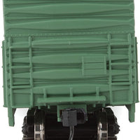50' FGE Insulated Boxcar - Ready to Run -- British Columbia Railway #4654 (green, yellow, white; Dogwood Logo)