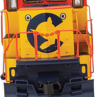 EMD SD50 - ESU(R) Sound and DCC -- Chessie System B&O #8583 (yellow, blue, orange)