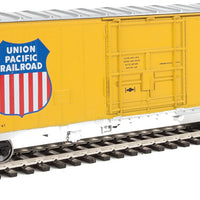 50' FGE Insulated Boxcar - Ready to Run -- Union Pacific(R) #490604 (Armour Yellow; Large Shield, Automated Railway Log
