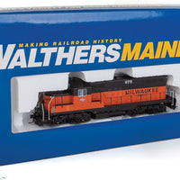 EMD GP9 Phase II with Chopped Nose - ESU(R) Sound and DCC -- Milwaukee Road #975 (orange, black; Large Milwaukee Name, GP20 Nameplate)