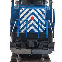 EMD GP9 Phase II with Chopped Nose - ESU(R) Sound and DCC -- Montana Rail Link #104 (blue, white, red, black)