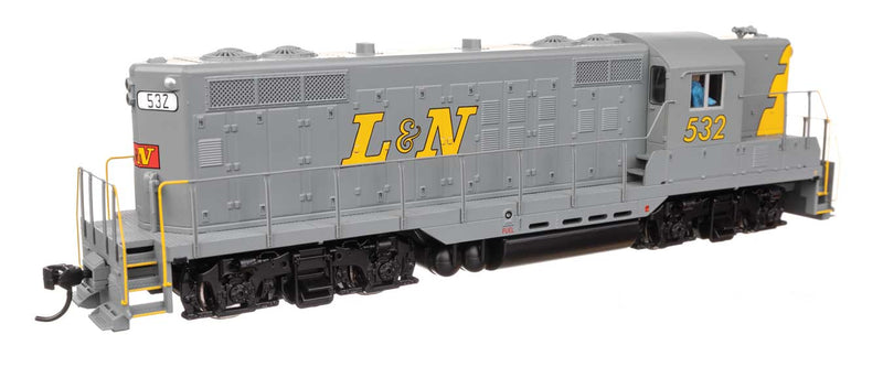 EMD GP9 Phase II with High Hood - ESU(R) Sound and DCC -- Louisville & Nashville #532-1