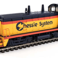 EMD SW7 - ESU Sound & DCC -- Chessie System Chesapeake & Ohio #5235 (Phase I; yellow, vermillion, blue)