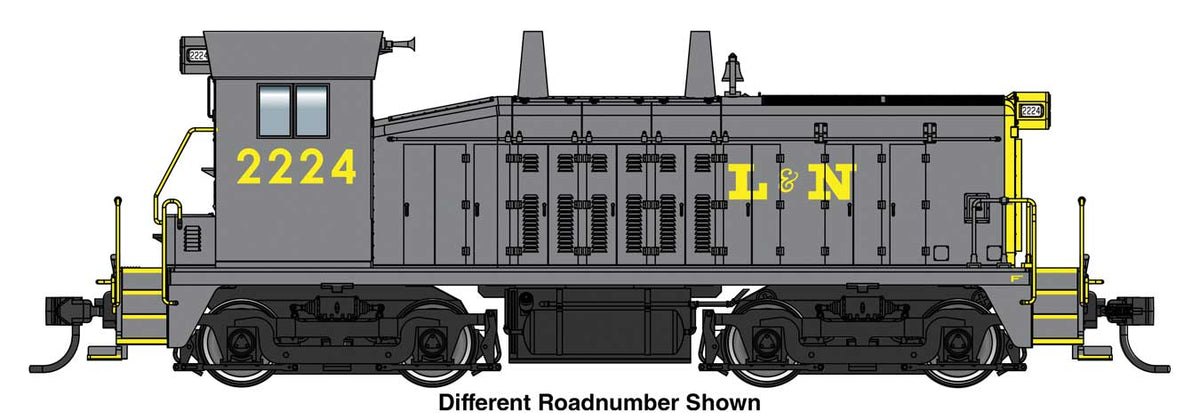 EMD SW7 Phase II - ESU Sound and DCC -- Louisville & Nashville #2233