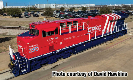 GE ET44AC Evolution Series GEVO Tier 4 - Sound & DCC -- Canadian Pacific Kansas City Ltd. CPKC #1776 (America250(TM) Scheme)