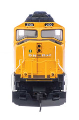 EMD SD75I - ESU(R) Sound & DCC -- Ontario Northland #2100 (blue, yellow, black)-3