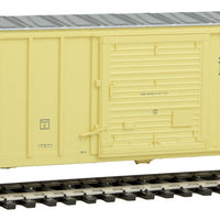 50' ACF Exterior Post Boxcar - Ready to Run -- Apalachicola Northern #5037 (yellow, blue; Port St. Joe Logo)