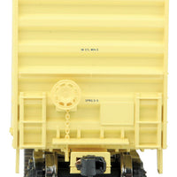 50' ACF Exterior Post Boxcar - Ready to Run -- Apalachicola Northern #5037 (yellow, blue; Port St. Joe Logo)