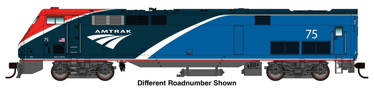 GE P42 Locomotive - Sound and DCC -- Amtrak(R) Phase VII #138