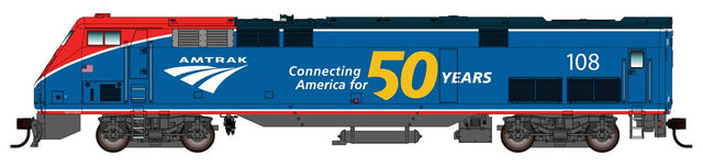 GE P42 Locomotive - Sound and DCC -- Amtrak(R) 50th Anniversary Phase VI #108