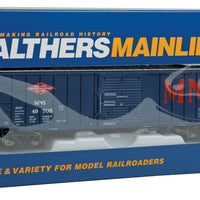 50' ACF Exterior Post Boxcar - Ready to Run -- Minneapolis, Northfield & Southern #49705 (blue, red; Billboard MNS)