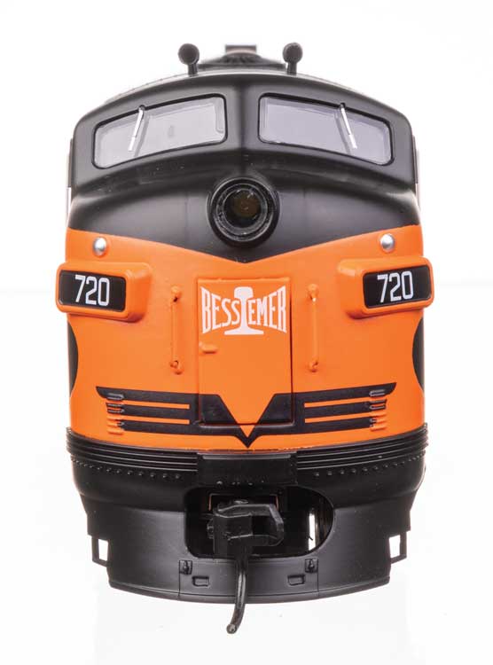 EMD F7 A-B Set - ESU Sound and DCC -- Bessemer & Lake Erie #720A/720B-3