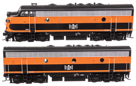 EMD F7 A-B Set - ESU Sound and DCC -- Bessemer & Lake Erie #720A/720B-6