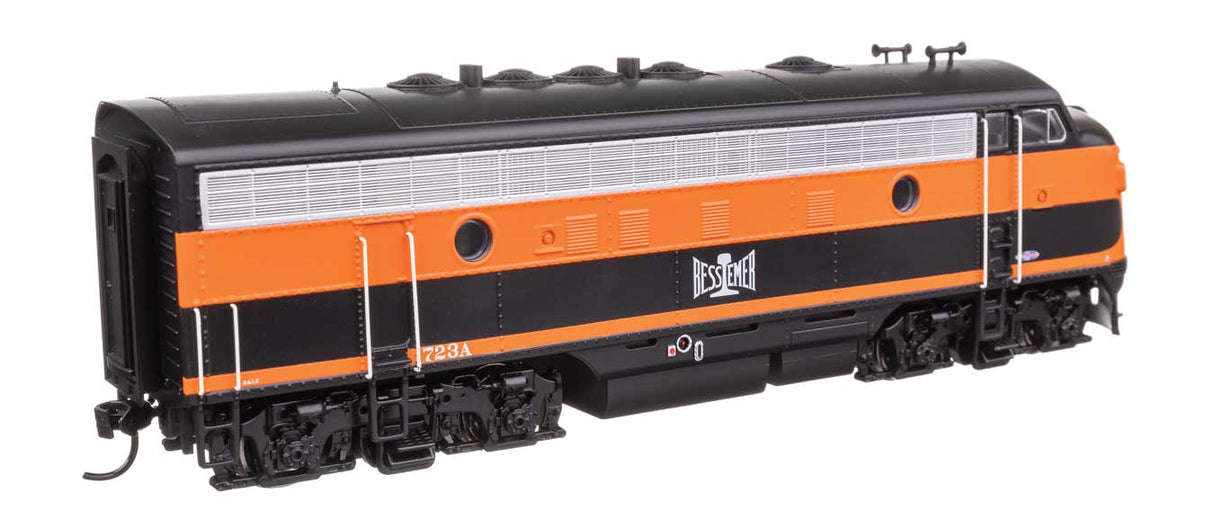 EMD F7 A - ESU Sound and DCC -- Bessemer & Lake Erie #723A-2
