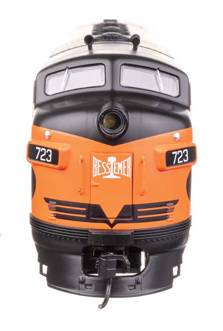 EMD F7 A - ESU Sound and DCC -- Bessemer & Lake Erie #723A-3