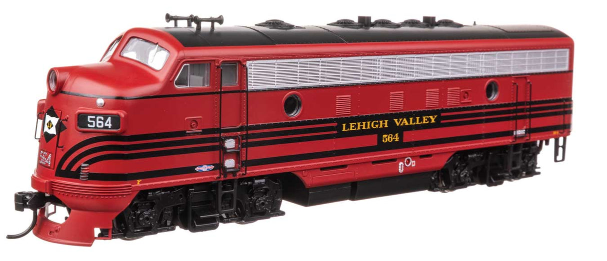 EMD F7 A-B Set - ESU Sound and DCC -- Lehigh Valley #564/565-2