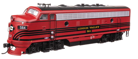 EMD F7 A-B Set - ESU Sound and DCC -- Lehigh Valley #564/565-2