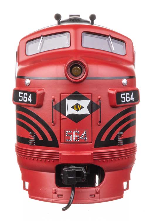 EMD F7 A-B Set - ESU Sound and DCC -- Lehigh Valley #564/565-4