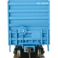 50' ACF Exterior Post Boxcar - Ready to Run -- St. Lawrence Railroad #100349 (Pickens/NRUC Scheme; blue, red, white)