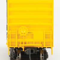 50' ACF Exterior Post Boxcar - Ready to Run -- Railbox #11999 (1970s Scheme; yellow, black; Large Logo & Slogan)