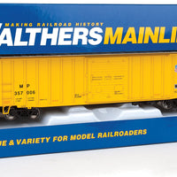50' ACF Exterior-Post Boxcar - Ready to Run -- Missouri Pacific (TM)/Union Pacific(R) #357006 (Armour Yellow)