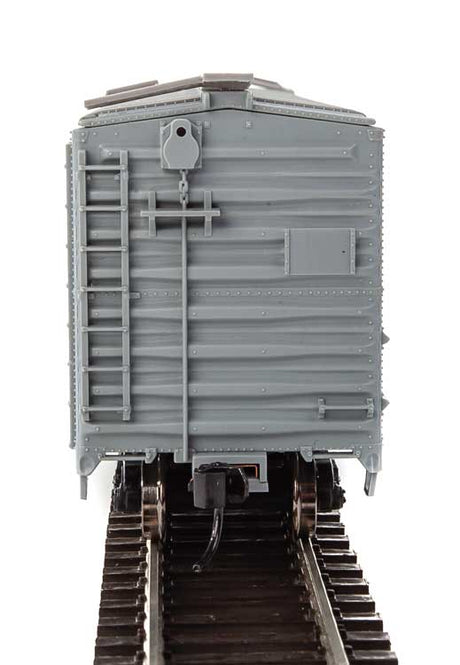 40' ACF Welded Boxcar w/8' Youngstown Door - Ready to Run -- Undecorated-3