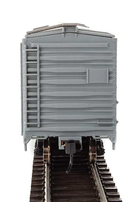 40' ACF Welded Boxcar w/8' Youngstown Door - Ready to Run -- Undecorated-4