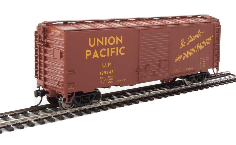 40' ACF Welded Boxcar w/8' Youngstown Door - Ready to Run -- Union Pacific(R) #125842-1