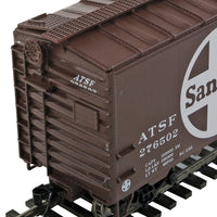 40' PS-1 Boxcar - Ready to Run -- Santa Fe #276502 (Boxcar Red; Ship & Travel, Large Circle/Cross Logo)