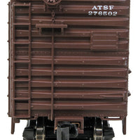 40' PS-1 Boxcar - Ready to Run -- Santa Fe #276502 (Boxcar Red; Ship & Travel, Large Circle/Cross Logo)
