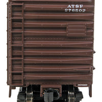 40' PS-1 Boxcar - Ready to Run -- Santa Fe #276502 (Boxcar Red; Ship & Travel, Large Circle/Cross Logo)