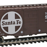 40' PS-1 Boxcar - Ready to Run -- Santa Fe #276522 (Boxcar Red; Ship & Travel, Large Circle/Cross Logo)