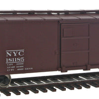 40' Steel Boxcar w/Dreadnaught End, Flat Roof, Wood Running Boards -- New York Central #181185