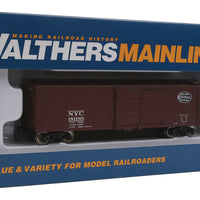 40' Steel Boxcar w/Dreadnaught End, Flat Roof, Wood Running Boards -- New York Central #181185