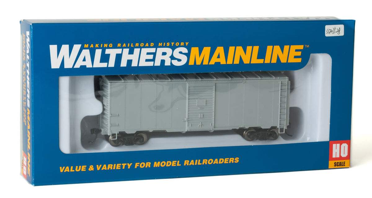 40' AAR Modified 1937 Boxcar - Ready to Run -- Undecorated-5
